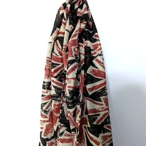 ✨Like New✨ Union Jack Patterned Scarf